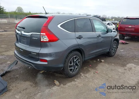 2016 Honda Cr-V Se from USA, damaged, VIN 5J6RM4H48GL039609